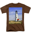 Great Point Lighthouse Nantucket Massachusetts - Men's T-Shirt  (Regular Fit)