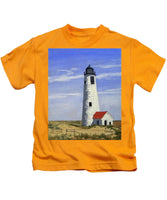 Great Point Lighthouse Nantucket Massachusetts - Kids T-Shirt