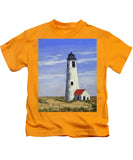 Great Point Lighthouse Nantucket Massachusetts - Kids T-Shirt