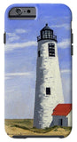 Great Point Lighthouse Nantucket Massachusetts - Phone Case