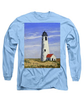 Great Point Lighthouse Nantucket Massachusetts - Long Sleeve T-Shirt