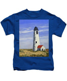 Great Point Lighthouse Nantucket Massachusetts - Kids T-Shirt