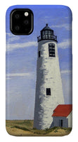 Great Point Lighthouse Nantucket Massachusetts - Phone Case