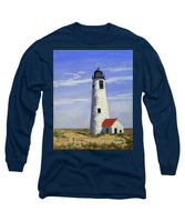 Great Point Lighthouse Nantucket Massachusetts - Long Sleeve T-Shirt