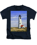 Great Point Lighthouse Nantucket Massachusetts - Kids T-Shirt