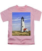 Great Point Lighthouse Nantucket Massachusetts - Kids T-Shirt
