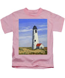 Great Point Lighthouse Nantucket Massachusetts - Kids T-Shirt