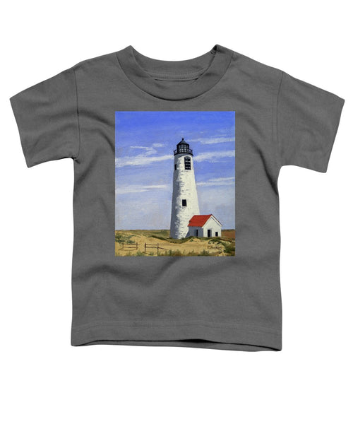 Great Point Lighthouse Nantucket Massachusetts - Toddler T-Shirt