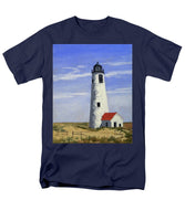 Great Point Lighthouse Nantucket Massachusetts - Men's T-Shirt  (Regular Fit)