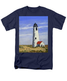 Great Point Lighthouse Nantucket Massachusetts - Men's T-Shirt  (Regular Fit)