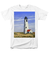 Great Point Lighthouse Nantucket Massachusetts - Men's T-Shirt  (Regular Fit)