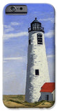 Great Point Lighthouse Nantucket Massachusetts - Phone Case