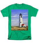 Great Point Lighthouse Nantucket Massachusetts - Men's T-Shirt  (Regular Fit)