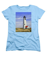 Great Point Lighthouse Nantucket Massachusetts - Women's T-Shirt (Standard Fit)