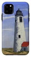 Great Point Lighthouse Nantucket Massachusetts - Phone Case
