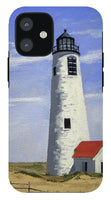 Great Point Lighthouse Nantucket Massachusetts - Phone Case