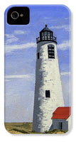 Great Point Lighthouse Nantucket Massachusetts - Phone Case