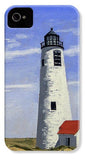Great Point Lighthouse Nantucket Massachusetts - Phone Case
