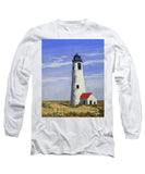 Great Point Lighthouse Nantucket Massachusetts - Long Sleeve T-Shirt