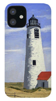 Great Point Lighthouse Nantucket Massachusetts - Phone Case