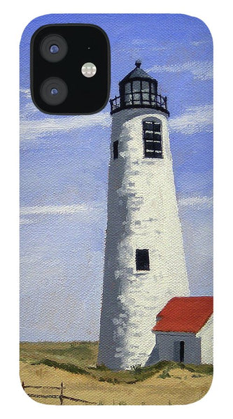 Great Point Lighthouse Nantucket Massachusetts - Phone Case