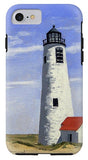 Great Point Lighthouse Nantucket Massachusetts - Phone Case