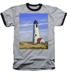 Great Point Lighthouse Nantucket Massachusetts - Baseball T-Shirt