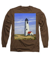 Great Point Lighthouse Nantucket Massachusetts - Long Sleeve T-Shirt
