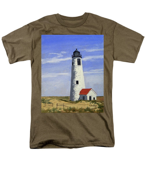 Great Point Lighthouse Nantucket Massachusetts - Men's T-Shirt  (Regular Fit)