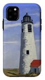 Great Point Lighthouse Nantucket Massachusetts - Phone Case