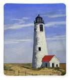 Great Point Lighthouse Nantucket Massachusetts - Blanket