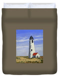 Great Point Lighthouse Nantucket Massachusetts - Duvet Cover
