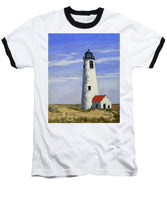 Great Point Lighthouse Nantucket Massachusetts - Baseball T-Shirt