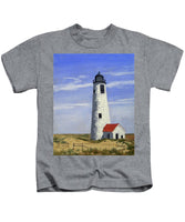 Great Point Lighthouse Nantucket Massachusetts - Kids T-Shirt