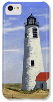 Great Point Lighthouse Nantucket Massachusetts - Phone Case
