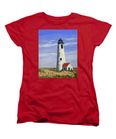 Great Point Lighthouse Nantucket Massachusetts - Women's T-Shirt (Standard Fit)