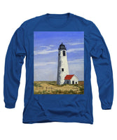 Great Point Lighthouse Nantucket Massachusetts - Long Sleeve T-Shirt