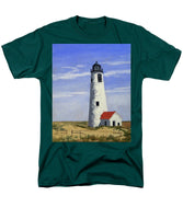 Great Point Lighthouse Nantucket Massachusetts - Men's T-Shirt  (Regular Fit)