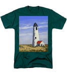 Great Point Lighthouse Nantucket Massachusetts - Men's T-Shirt  (Regular Fit)