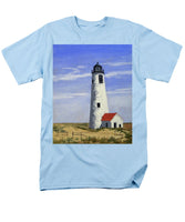Great Point Lighthouse Nantucket Massachusetts - Men's T-Shirt  (Regular Fit)