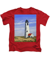 Great Point Lighthouse Nantucket Massachusetts - Kids T-Shirt