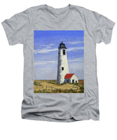 Great Point Lighthouse Nantucket Massachusetts - Men's V-Neck T-Shirt