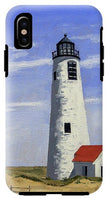 Great Point Lighthouse Nantucket Massachusetts - Phone Case