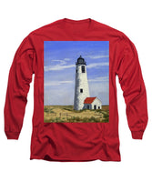 Great Point Lighthouse Nantucket Massachusetts - Long Sleeve T-Shirt