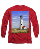 Great Point Lighthouse Nantucket Massachusetts - Long Sleeve T-Shirt