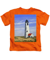 Great Point Lighthouse Nantucket Massachusetts - Kids T-Shirt