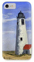 Great Point Lighthouse Nantucket Massachusetts - Phone Case