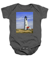 Great Point Lighthouse Nantucket Massachusetts - Baby Onesie