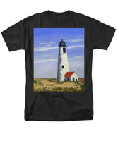 Great Point Lighthouse Nantucket Massachusetts - Men's T-Shirt  (Regular Fit)