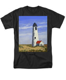 Great Point Lighthouse Nantucket Massachusetts - Men's T-Shirt  (Regular Fit)